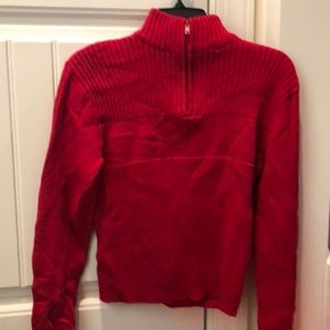 Red sweater